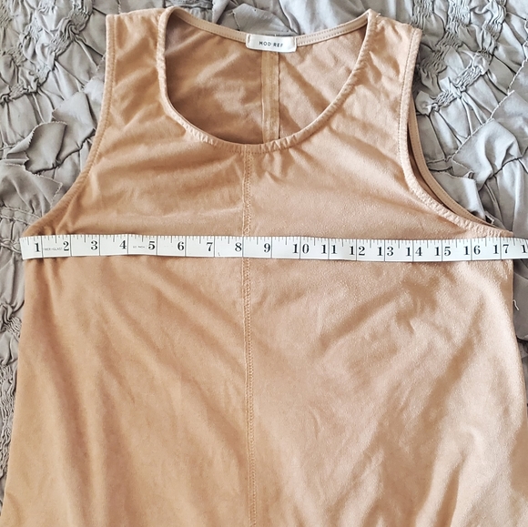 Adorable Super Soft Faux Suede Top Size M - Picture 5 of 8